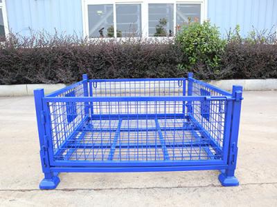 China 50mm X 50mm Customized Heavy Duty Collapsible Pallet Cage For Industrial Use à venda