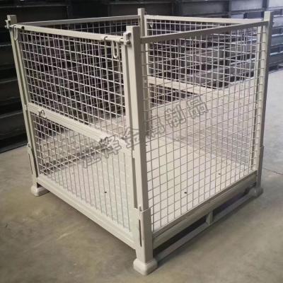 China Customizable Collapsible Pallet Cage With Removable Dividers For Varied Cargo Sizes for sale