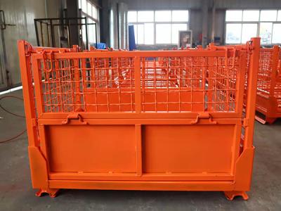China Customized Foldable Collapsible Pallet Cage Efficient Storage Solution à venda