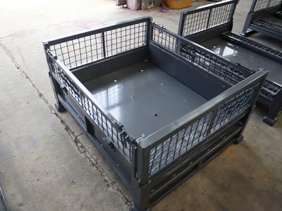 Κίνα Galvanized Wire Mesh Pallet Cage For Corrosion-Resistant And Hygienic Storage Solutions προς πώληση
