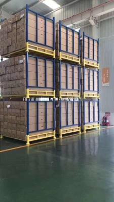 China Warehouse Storage Portable and Foldable Post Pallet Stacking Racks and Stillage for sale