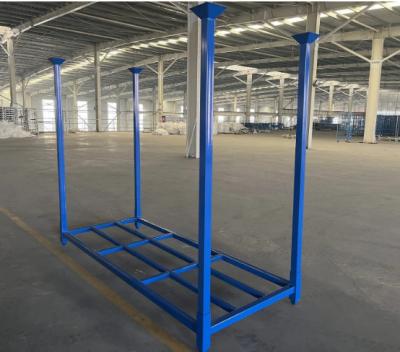 China Folding Rack Pallet Stacking Frames Warehouse Pallet Stacking Tire Storage Stacking for sale