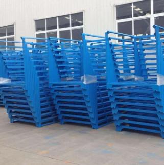 China Op maat gemaakt Vervaardiging Draagbare Nestainer Rack opslag Stapelen Palet Frames Rack Fabriek Verkopen Cargo opslag Nestainer Te koop