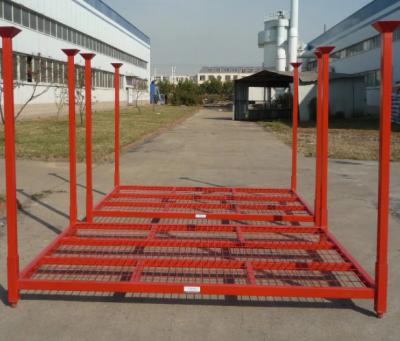 Chine Chine fournisseur de matériaux stables et flexibles Traitement des matériaux entièrement soudés Nestainer Rack de stockage Truck Rack d'empilement de pneus à vendre