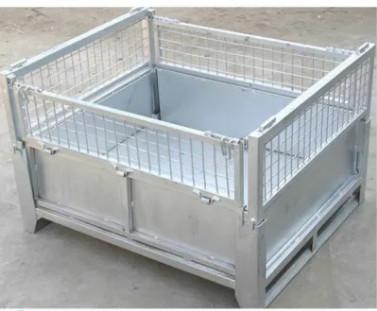 中国 Heavy Duty Steel Stillage Pallet Cage 1000-2000kg Load Capacity 50kg Weight 800mm X 1200mm Dimensions 販売のため