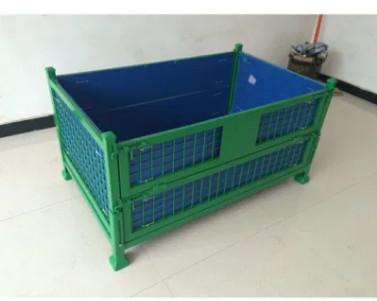 China Custom Color Stillage Pallet Cage With Padlock Locking System à venda
