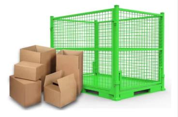 Chine Foldable Steel Stillage Pallet Cage Custom Color Powder Coated Galvanized 1200mm Height à vendre