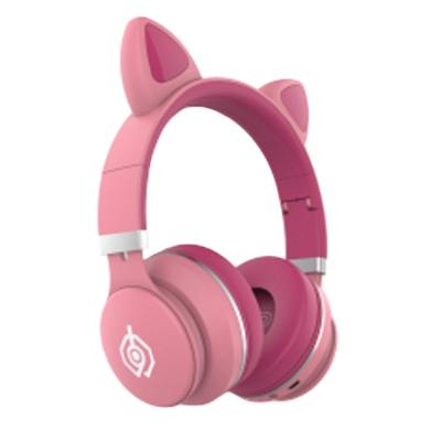 China Headband Cat Ears Headset Headphone Instant Light Cute With MIC LED Stereo Kid Girl Music Phone Earphones Gift for sale