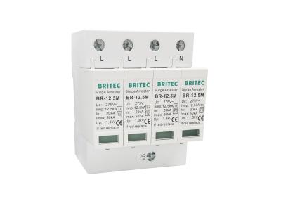 China 3 Phase Whole House Surge Suppressor Class I + II Spd Protection Device 4P for sale
