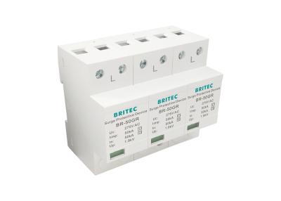 China Type 1 Class B Surge Thunder Protection Device 50kA 385V Three Phase System for sale