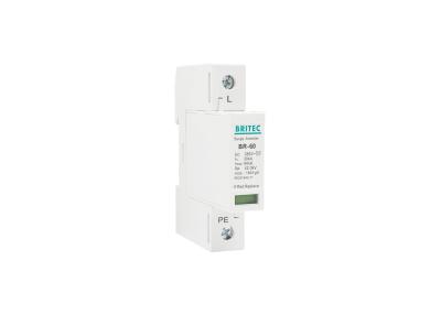 China AC SPD Class C Single Phase 1P 60kA Type 2 Surge Protector Surge Protective Device for sale