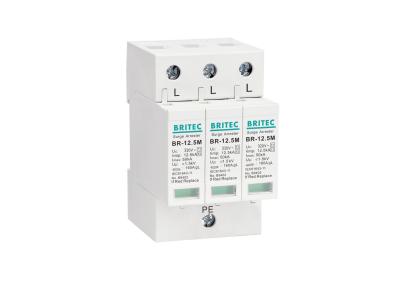 China IP20 AC Surge Protection Device 3 Phase Lightning Surge Protector TUV Approved for sale