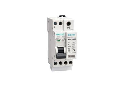 China Compact Type 2 Surge Protection Device Combined With Mini Circuit Breaker for sale