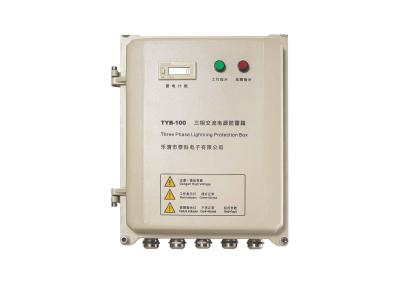China 3 caja 140kA SPD del protector de sobretensiones del poder de la fase 380V para el sistema eléctrico en venta