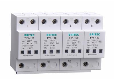 China IEC61643-11 120ka 3 Phase MOV Power Surge Protection Device SPD for sale