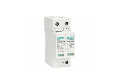 China Power Surge Suppressor EN61643-11 Ac Lightning Protection Surge Protector Type 1+2 for sale