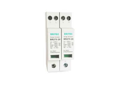 China 275 V Surge Protective Device Type 3 Lightning Surge Arrester Three Phase for sale