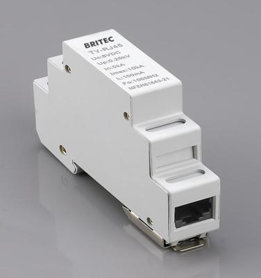 China SPD Ethernet Data Overspanningsbeveiliging Apparaten Din Rail Type polyamide overspanningsafleider Te koop