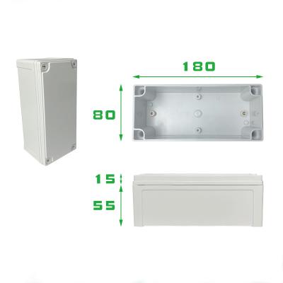 China TY-8018070 Ip66 Electric Connection Box Waterproof Terminal ABS Plastic Enclosure en venta