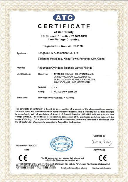 CE - Ningbo Fly Automation Co.,Ltd