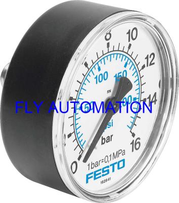 China Brass Pneumatic System Components Pressure Gauge MA-50-16-1/4 356759 GTIN4052568045777 for sale
