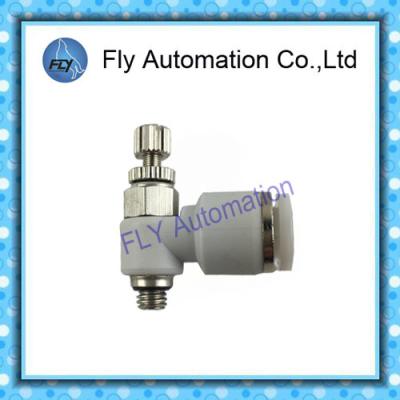 China GRLA-M5-QS-6 162962 One Way Air Flow Valve , Throttle Valve Pneumatic Fittings for sale