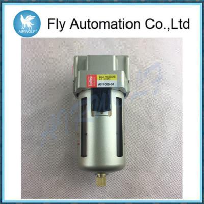 Chine Type filtre de SMC de techno du filtre à air AF4000-03 AF4000-04 AF4000-06 de couverture en métal d'unités de préparation d'air à vendre