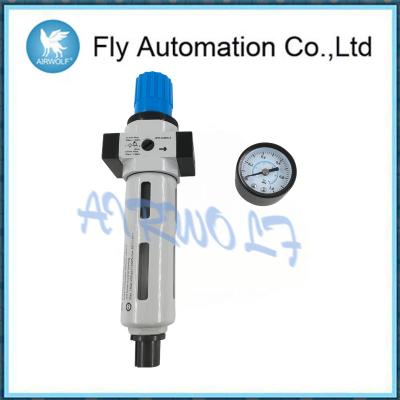 China Fully Automatic Air Compressor Filter Regulator Silver Color Metal Bowl Guard for sale