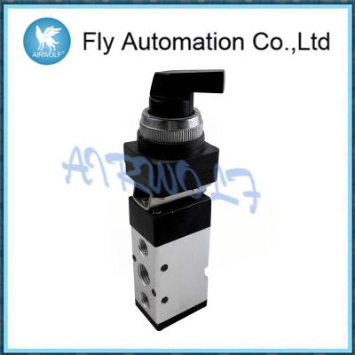 China Long Button Pneumatic Toggle Switch 5/2 Way Direction Control Mechanical Valve for sale