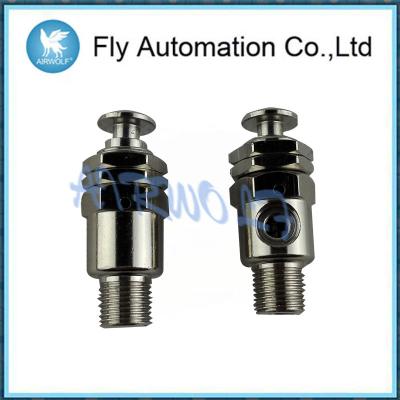 Chine Type valve manuelle pneumatique TAC-2P TAC-3P TAC-4P TAC-4PP de bouton poussoir d'alliage d'aluminium nickelée à vendre