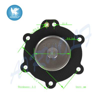 Chine NBR membrane de valve d'impulsion de G1 DB114 1/2 » à vendre