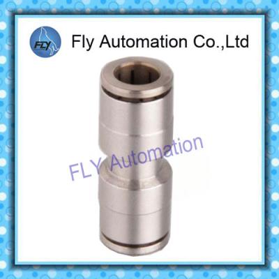 China Straight through the whole copper nickel quick Pneumatic Tube Fittings PU series for sale