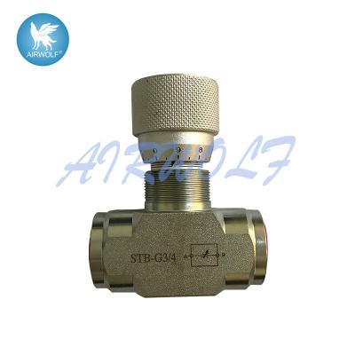 China STB-G3/4 Hydraulic One Way Throttle Valve PN40 For Flow Control for sale