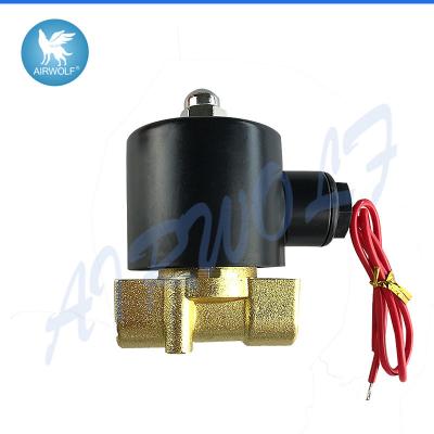 China 2W040-10 Direct Operated Solenoid Valve 2 Way Brass 3/8 Inch AC220V DC24V for sale