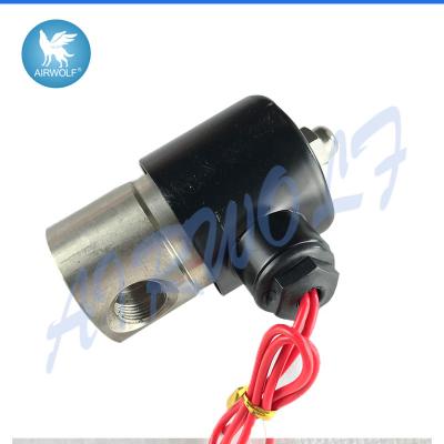 China 2s025-08 2s040-10 Water Solenoid Valves Stainless Steel Normally Closed DC24V for sale