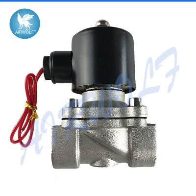 China 2S200-20 Water Solenoid Valve 24vdc 3/4 Inch Normally Closed Stainless Steel Pneumatic for sale