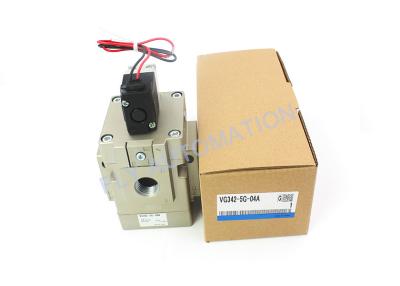 China SMC VG342-5-G-04A 3 Way Pneumatic Solenoid Valve DC24V Aluminum Alloy Pilot Operated Poppet Type for sale