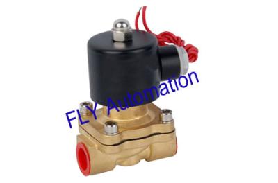 China 16mm Orifice Unid 2 Way Brass Water Solenoid Pressure Valves 2W160-15 for sale