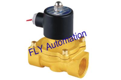 China 1.05 Mpa 24V Unid 2 Ways Brass Zinc Alloy Water Solenoid Valves 2W250-25 for sale