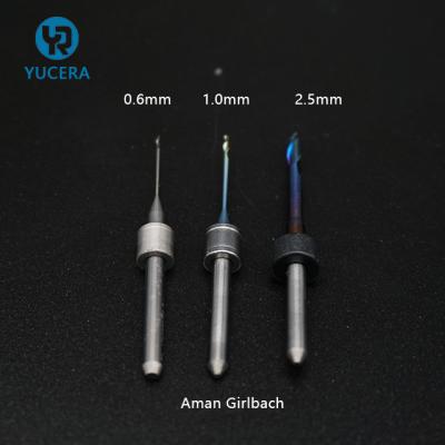 China 50mm YUCERA CAD CAM Dental Tungsten Carbide Burs for sale