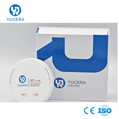 China Dental Lab Pre Shaded Zirconia Blocks For Aesthetic Restoration Cad Cam à venda