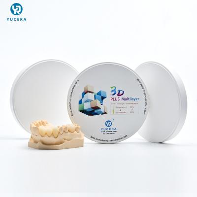 China A1 A2 3D 1050MPA Dental Zirconia Block For Laboratorio Dental for sale