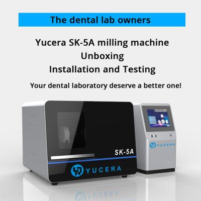 China 5 Axis Dental CAD CAM Milling Machine 800W 0.2mm Cutting Precision for sale