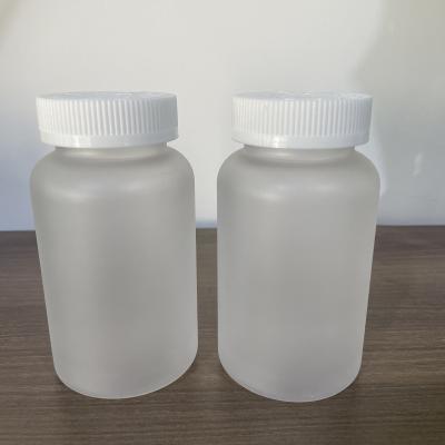 China Medicine Custom Frosted Glass Plastic Pharmaceutical Pill Bottle Empty Medicine Pill Bottles 100ml 120ml 150ml 200ml 250ml 300ml for sale