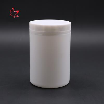 China Medicine Soft Touch HDPE Bottle Plastic White Cap Packaging Small Plastic Pill Capsule Jars With Screw Lid for sale