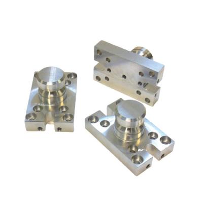 China Steel Mechanical Blocks Aluminum Machined Parts China CNC machining factory, AL6061 T6 Metal Fabrication Parts for sale