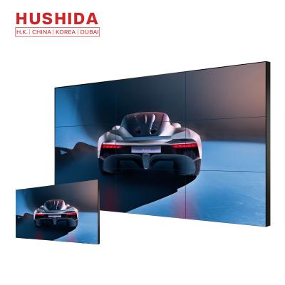China HUSHIDA 49'' Ultra Thin Bezel Video Wall Lcd Display 500 Nits For Meeting Room for sale