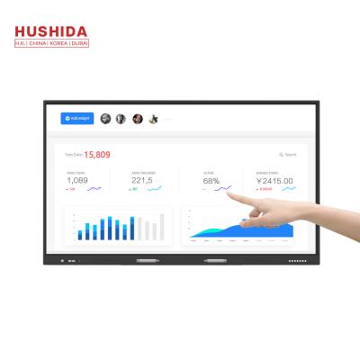 China HUSHIDA 55inch Touch Screen Interactive Whiteboard , Windows 4K Interactive Whiteboard for sale