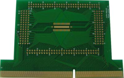 China double sided 3u'' gold finger pcb for sale