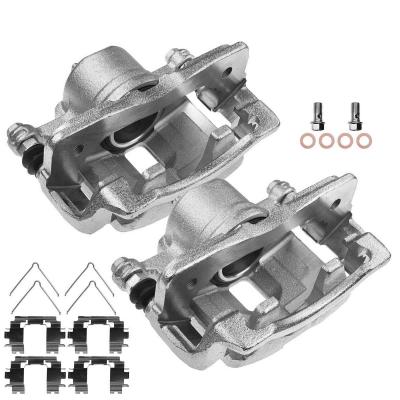 China 2x Front Brake Caliper with Bracket for Honda Civic 03-11 Acura RSX 2002-2006 for sale
